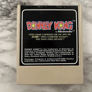 Donkey Kong Atari 2600 Vintage 1982 Video Game Cartridge Only Retro Nostalgic